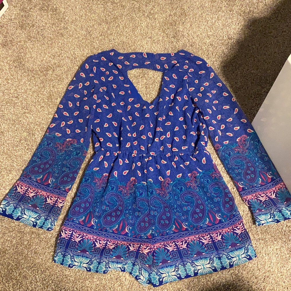 multi colored romper - Picture 3 of 5